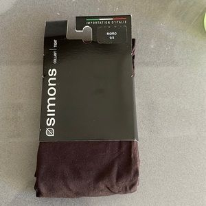 *SOLD* Simons Chocolate tights M/L